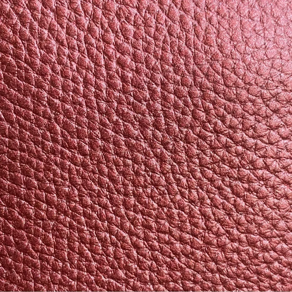 Coach Pebble Leather Accordion Zip around Wallet